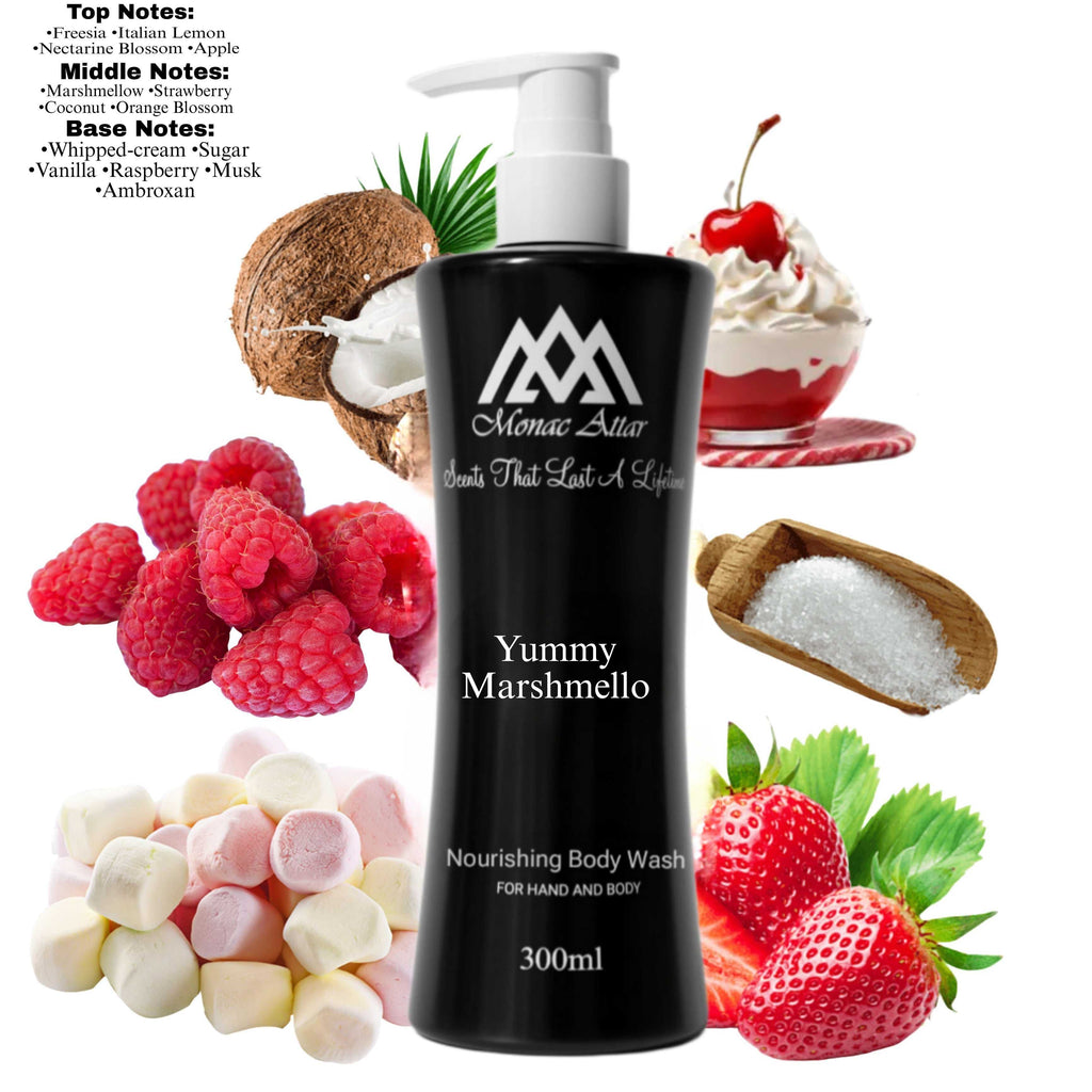 Fragrance notes of Yum Boujee Marshmallow 81 - scent profile inspired by Yum Boujee Marshmallow 81 body wash