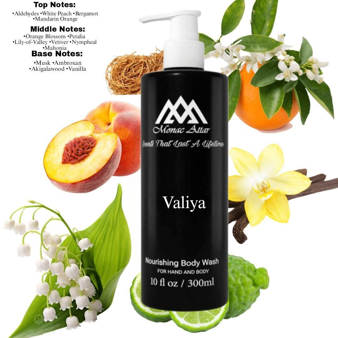 Fragrance notes of Valaya - scent profile inspired by Valaya body wash
