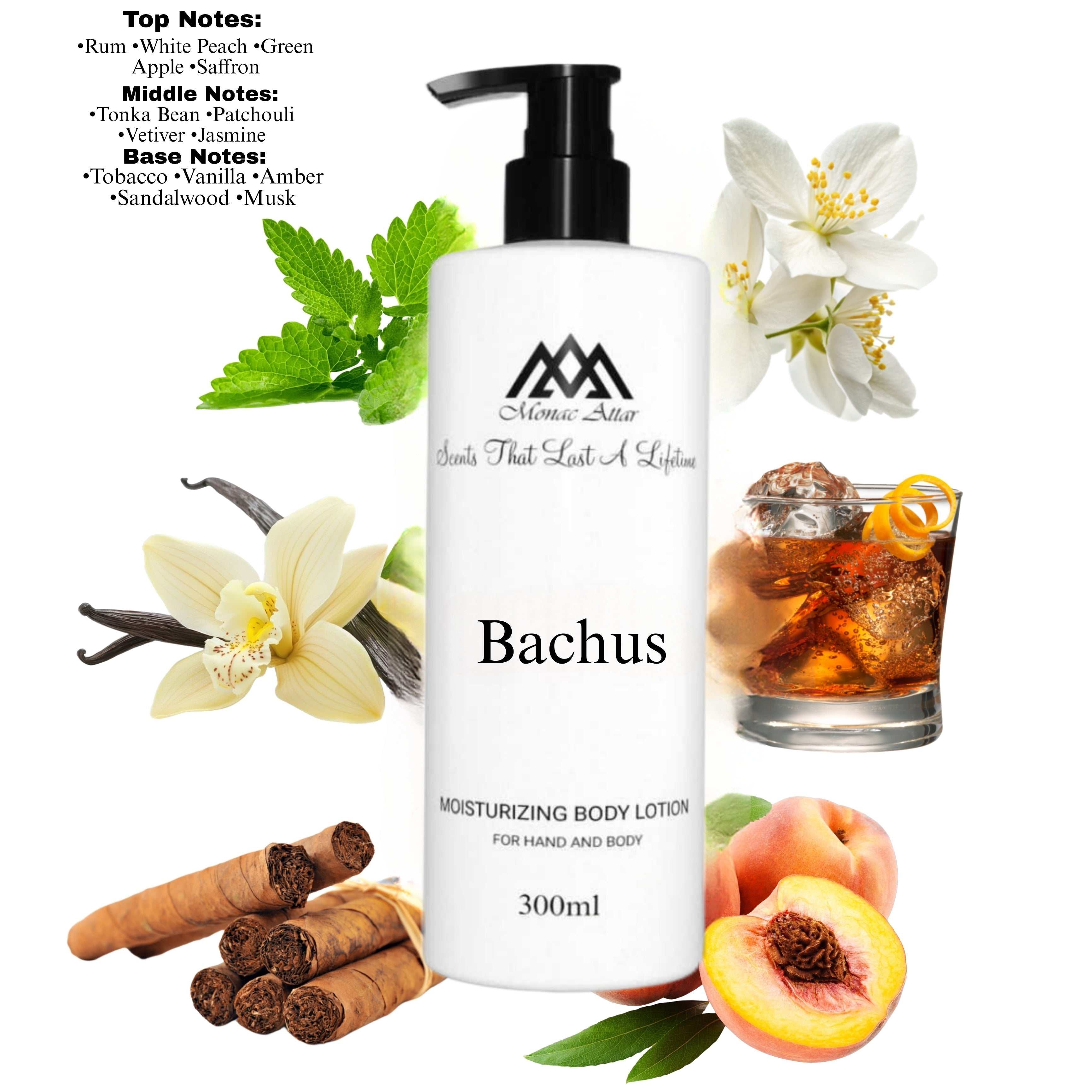 Fragrance notes of Triumph Of Bacchus - scent profile inspired by Triumph Of Bacchus body lotion