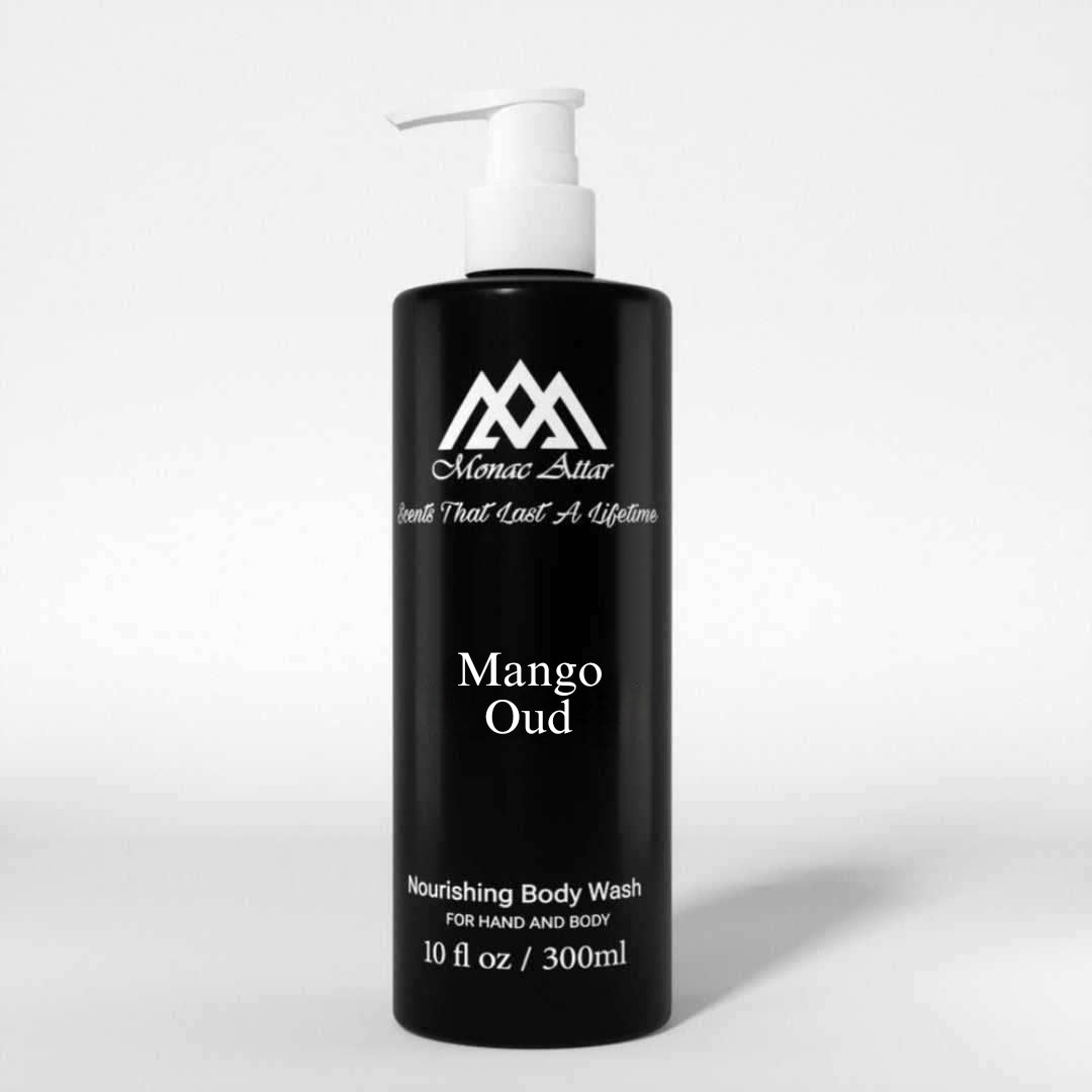Luxury Mango Aoud dupe - Monac Mango Oud Body Wash Inspired by Mango Aoud body wash