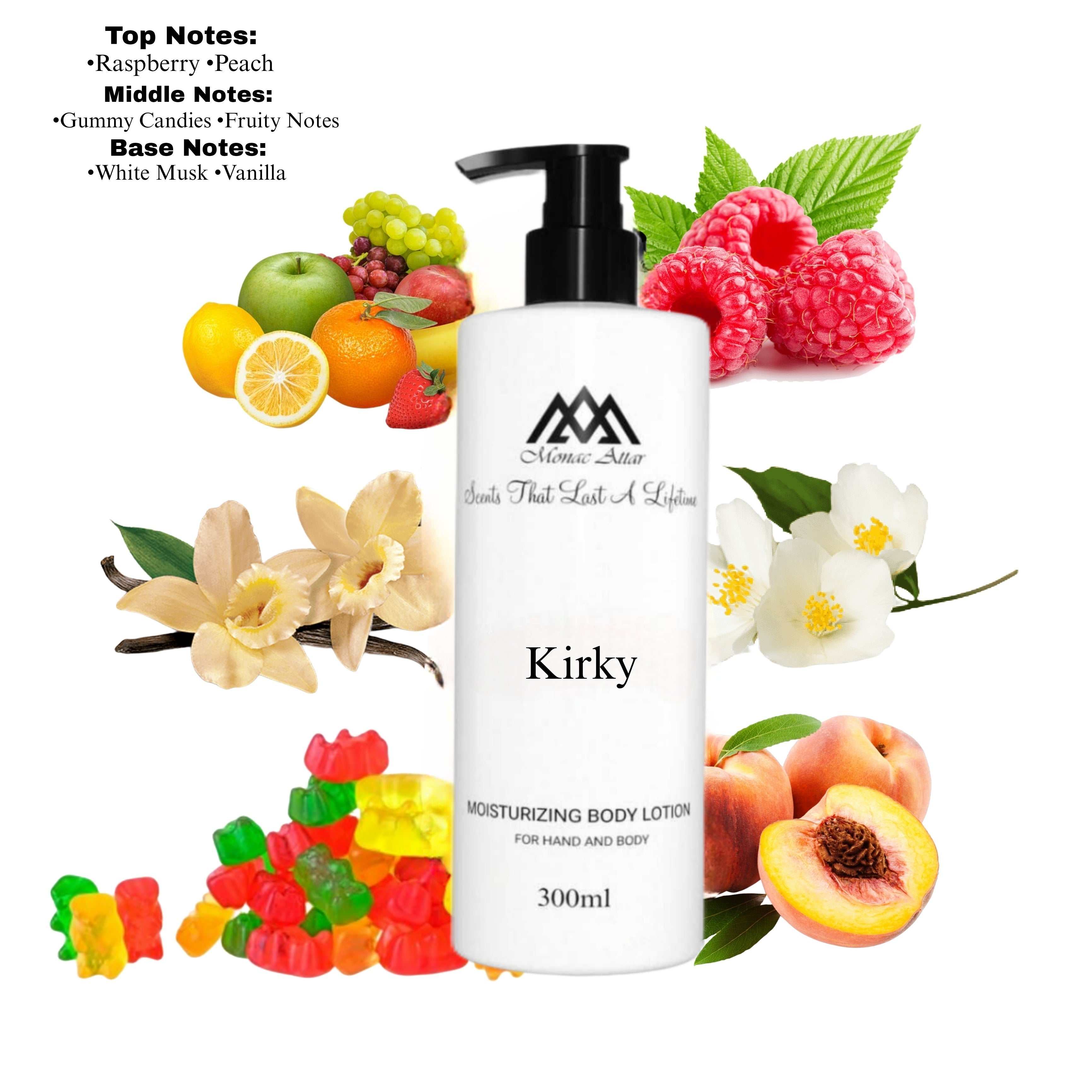 Fragrance notes of MFK Kurky - scent profile inspired by MFK Kurky body lotion