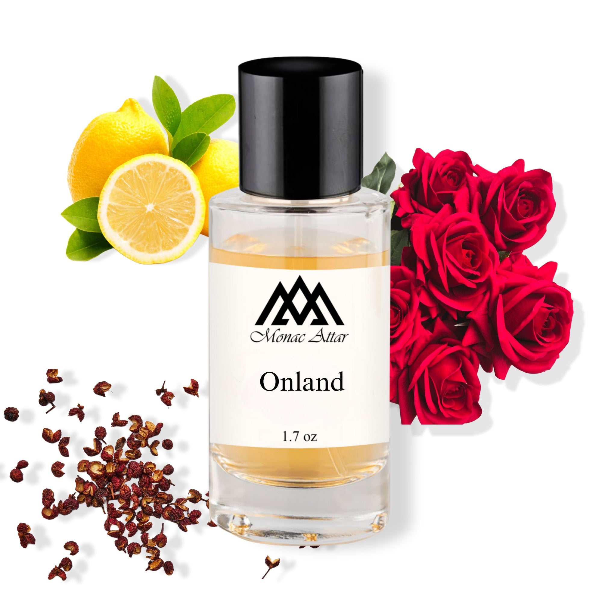 Luxury Outlands dupe- Monac Onland inspired-by perfume bottle