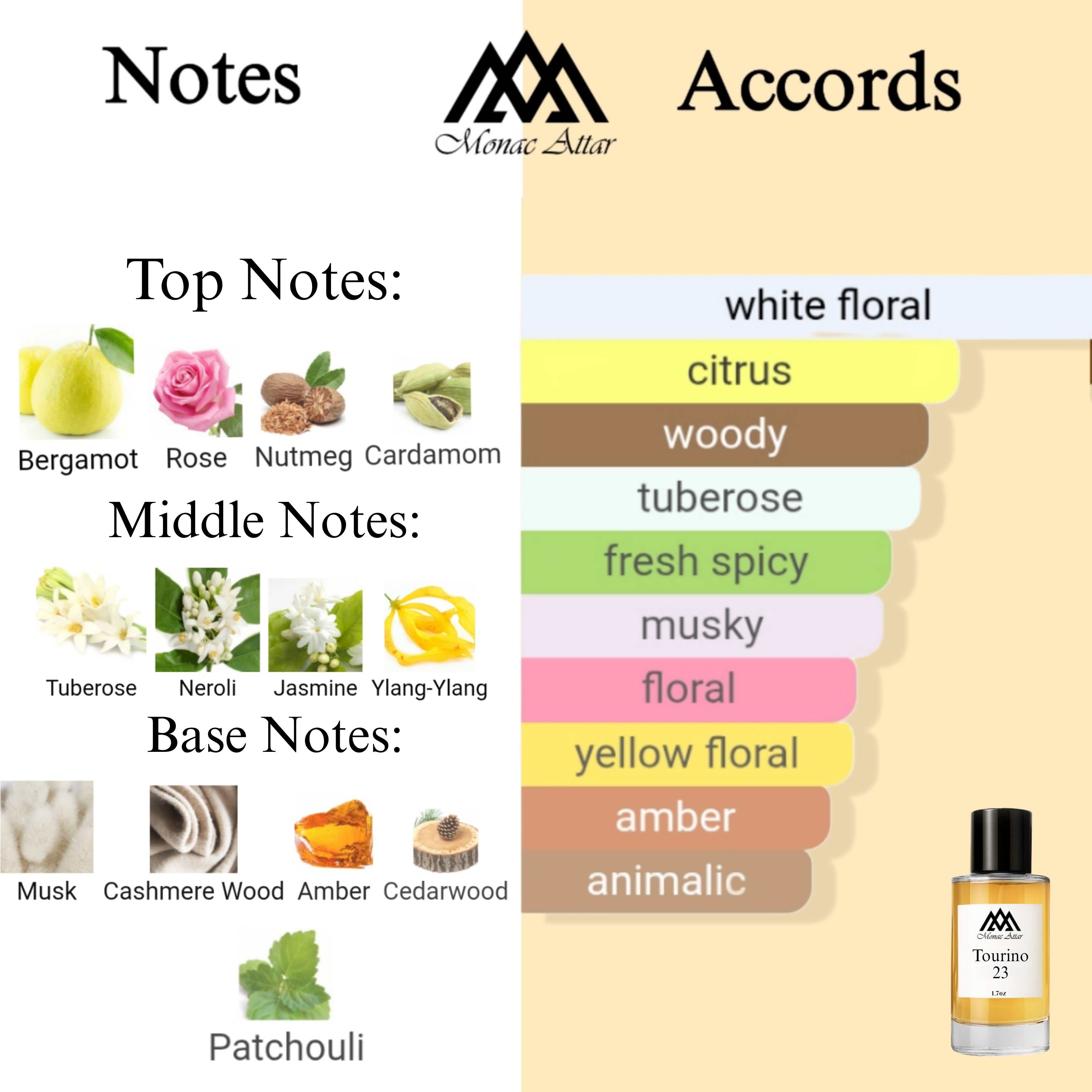 Fragrance notes of Torino 23 - scent profile inspired by Torino 23 fragrance