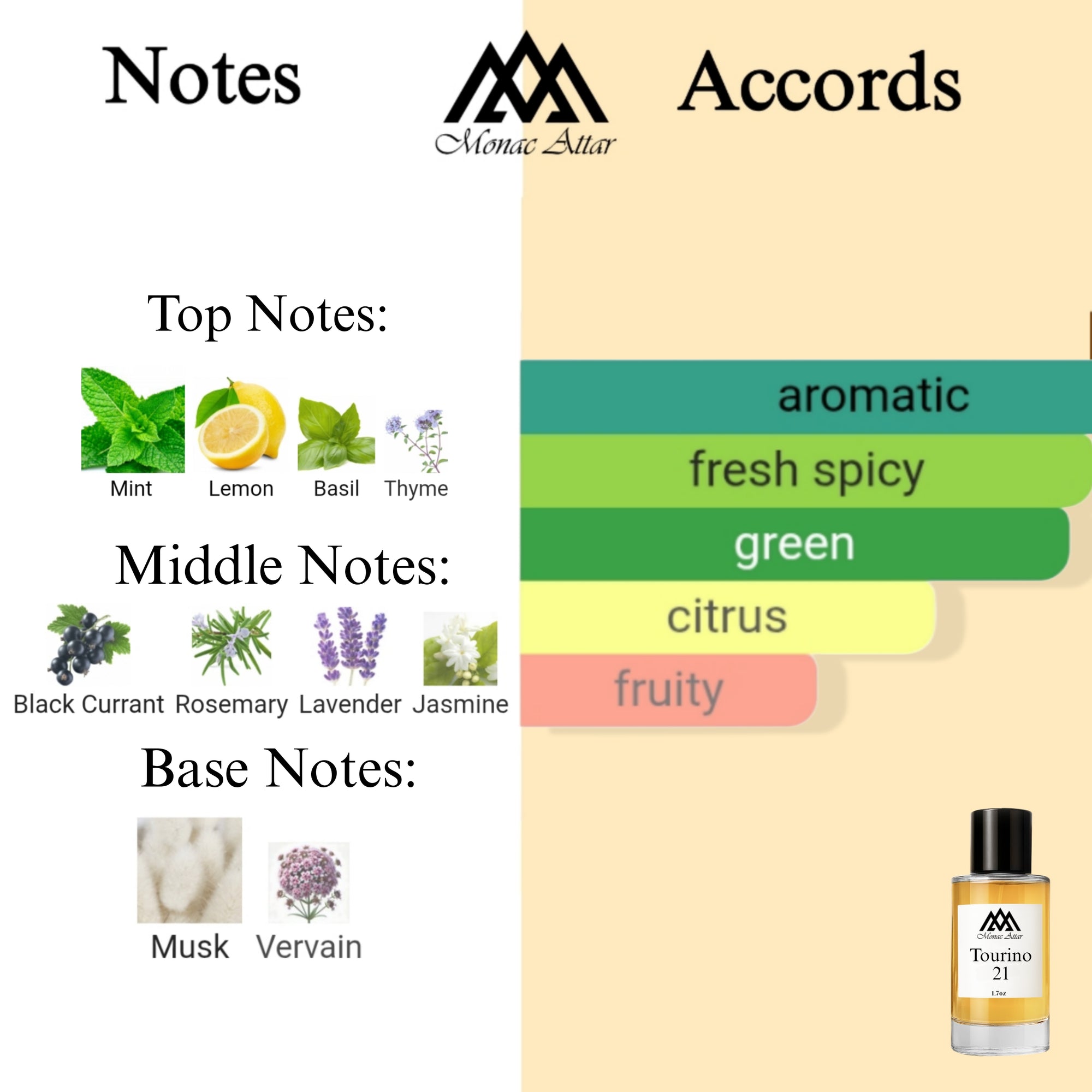 Fragrance notes of Torino 21 - scent profile inspired by Torino 21 fragrance