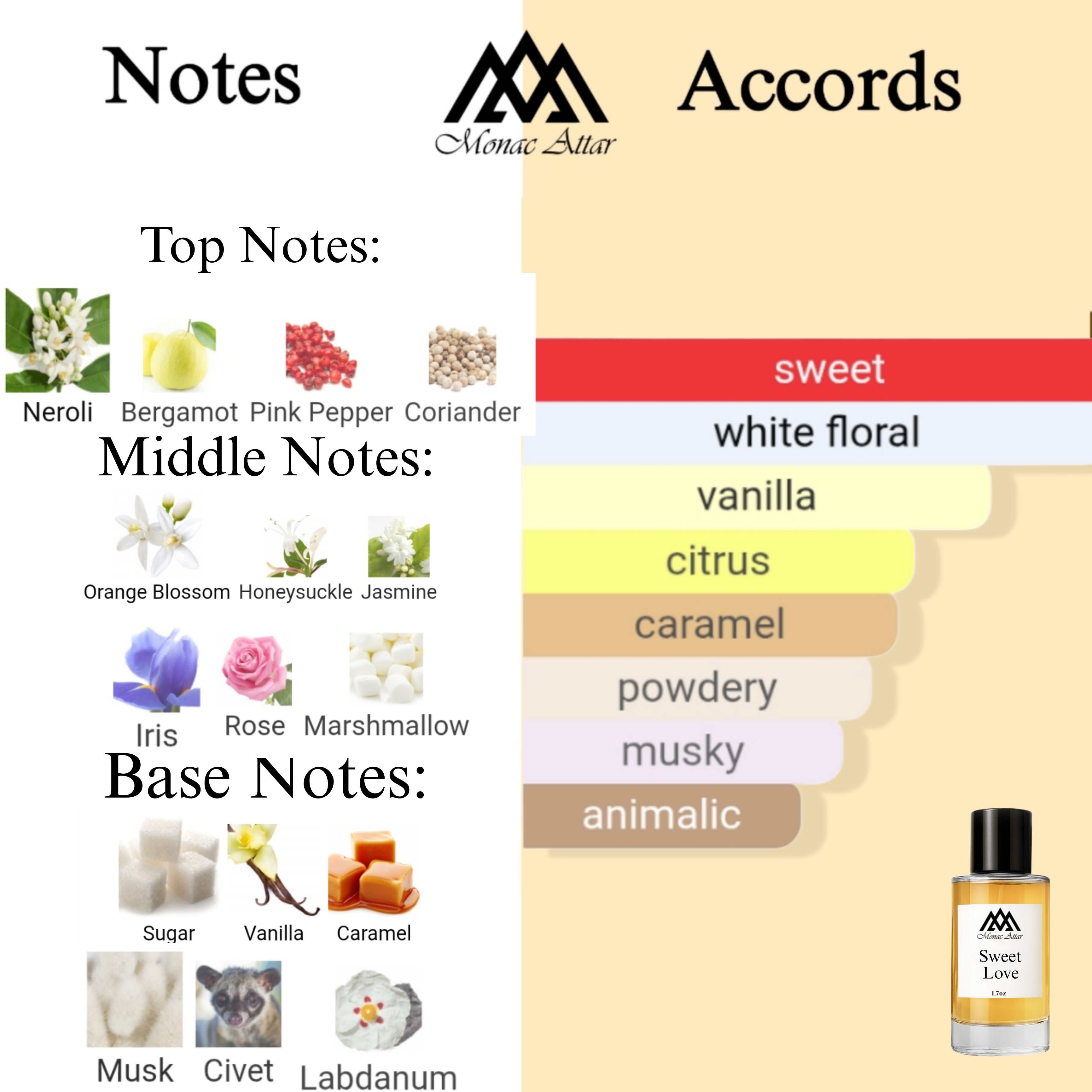 Fragrance notes of Love Don't Be Shy - scent profile inspired by Love Don't Be Shy fragrance