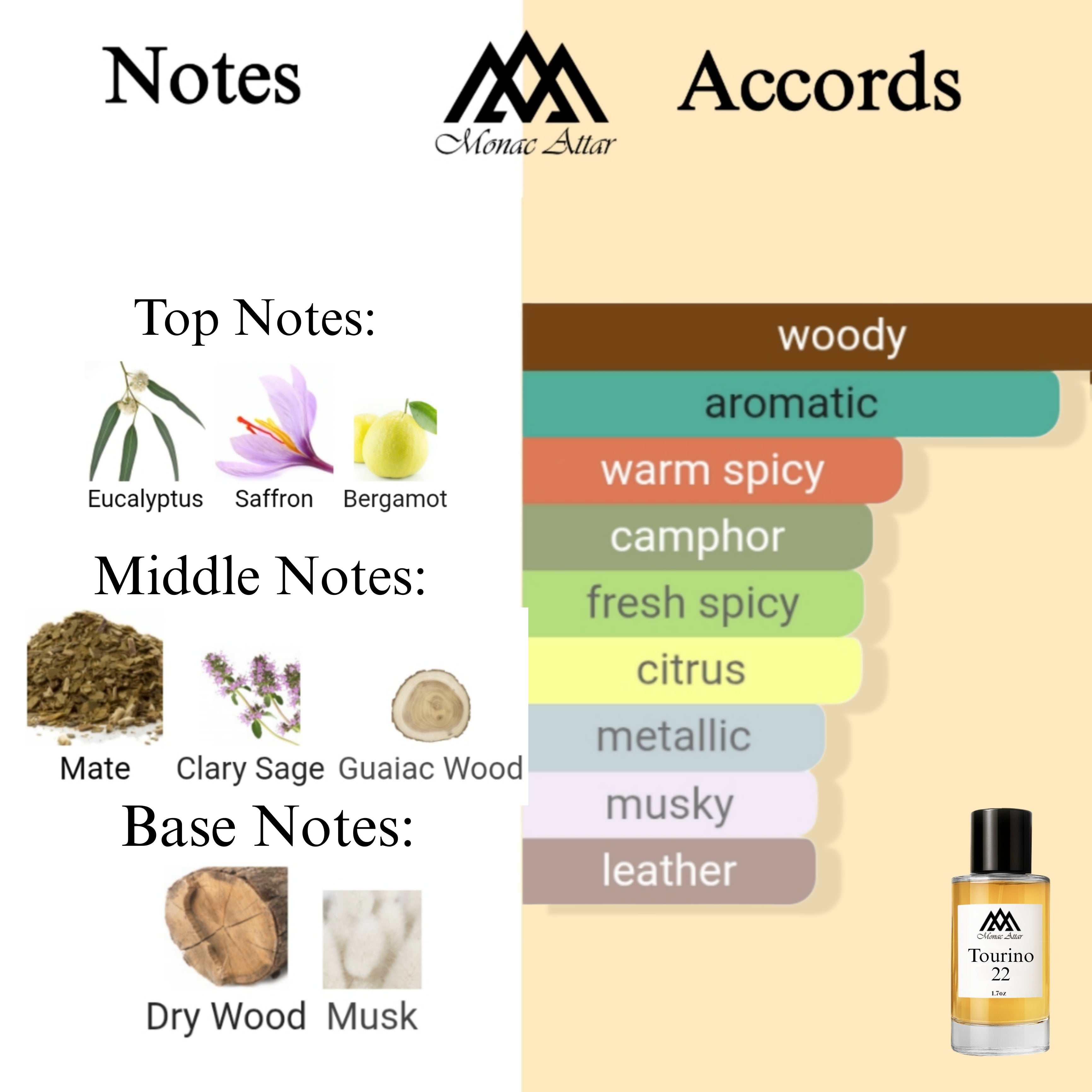 Fragrance notes of Torino 22 - scent profile inspired by Torino 22 fragrance