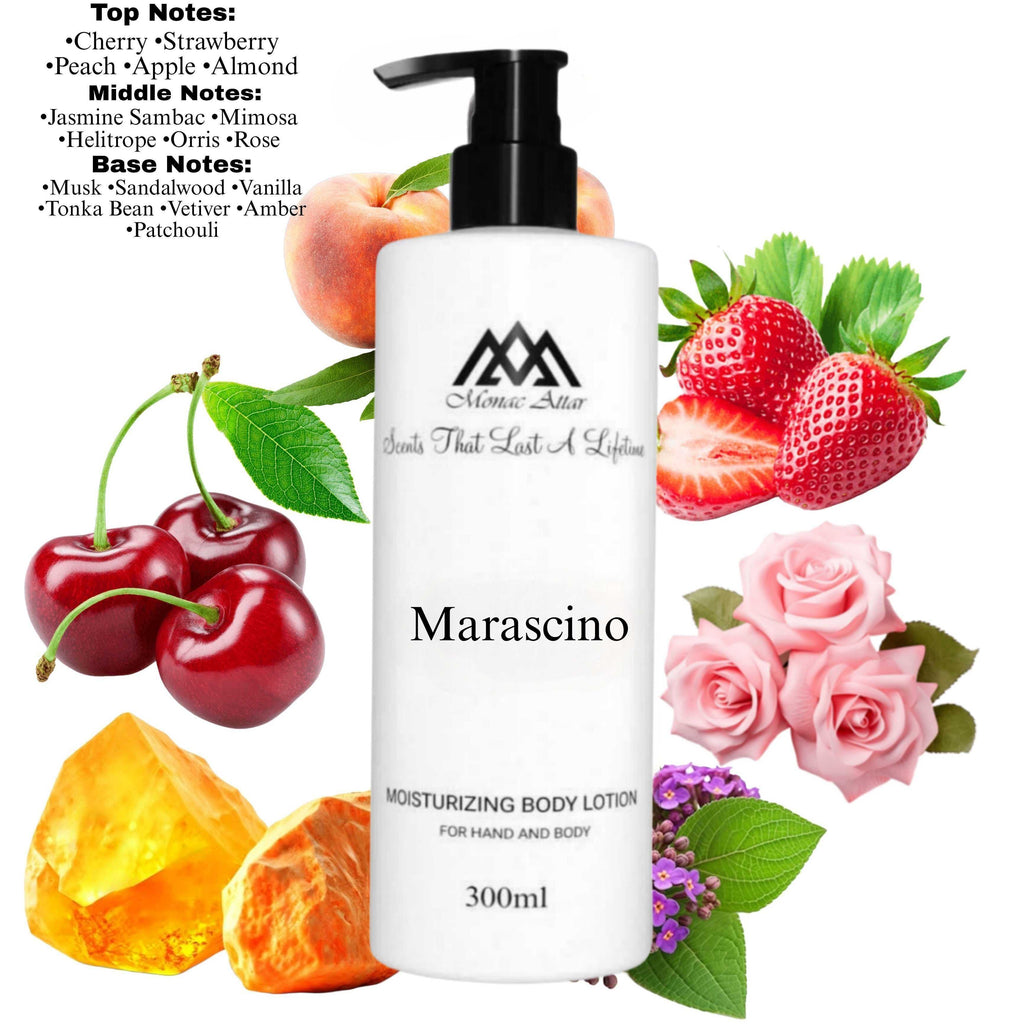 Fragrance notes of Maraschino - scent profile inspired by Maraschino body lotion