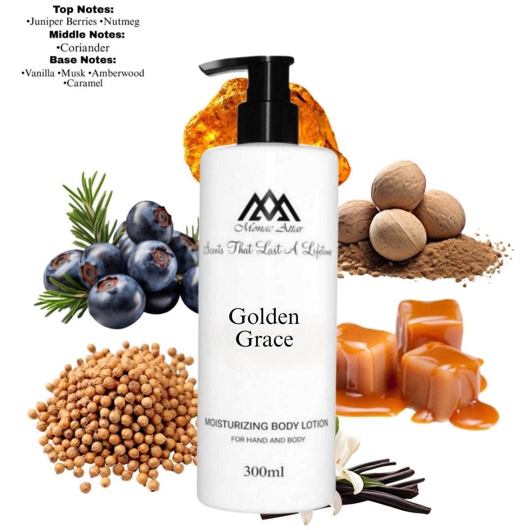 Fragrance notes of Gentle Fluidity Gold - scent profile inspired by Gentle Fluidity Gold body lotion