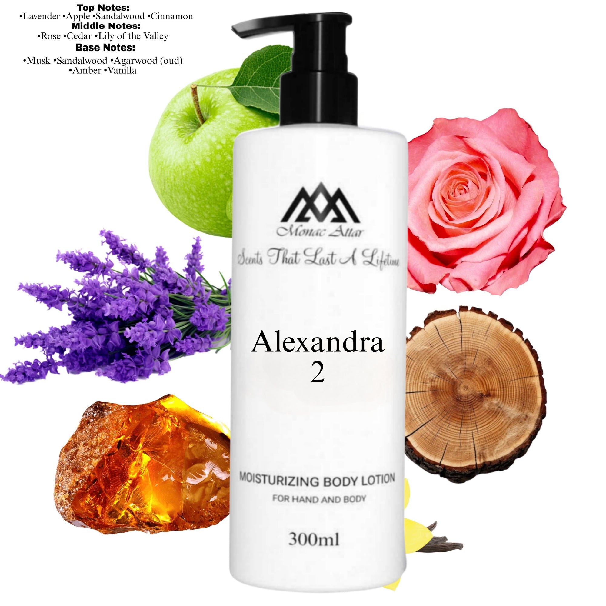 Fragrance notes of Alexandria 11 Extrait Oil - scent profile inspired by Alexandria 11 Extrait Oil body lotion