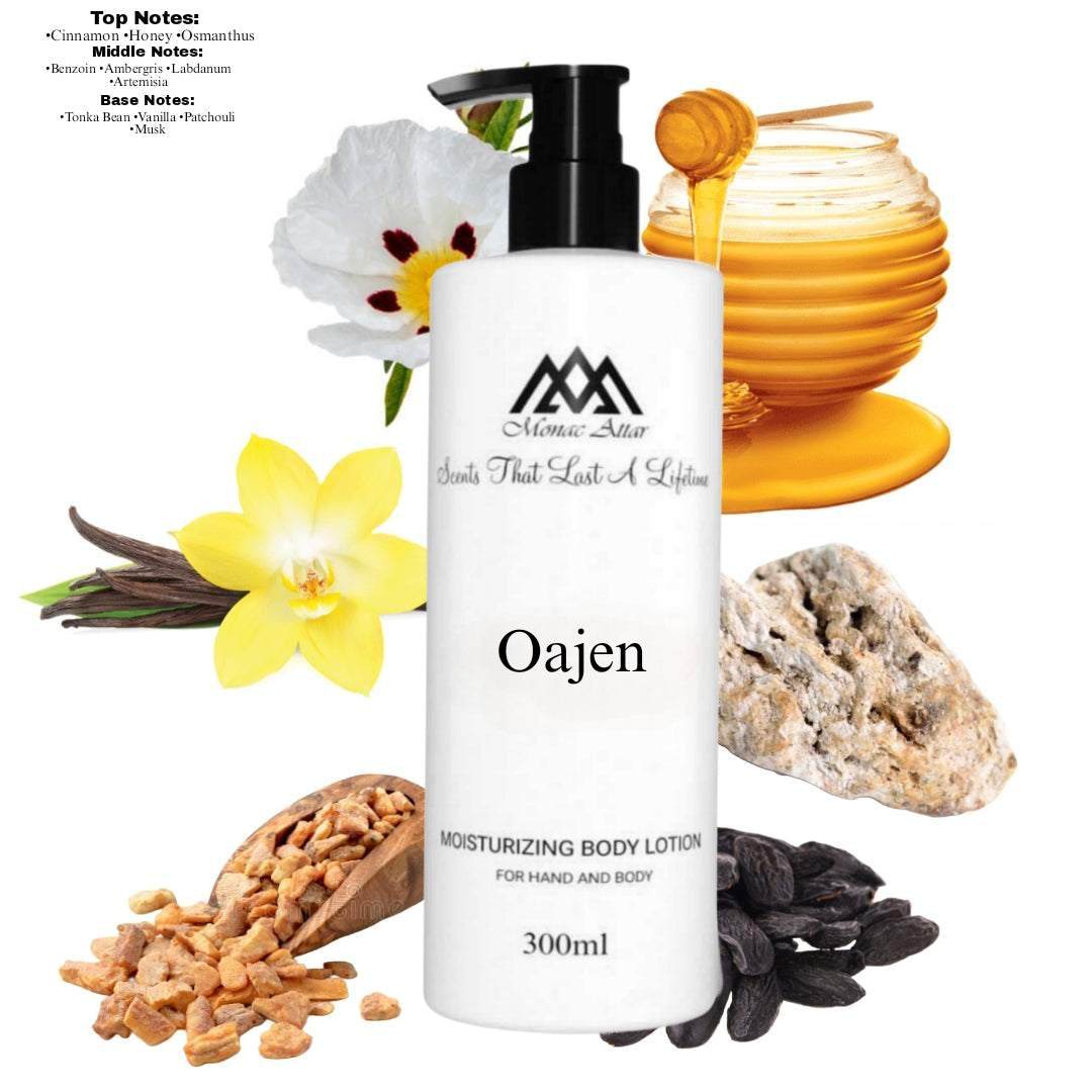 Fragrance notes of Oajan - scent profile inspired by Oajan body lotion