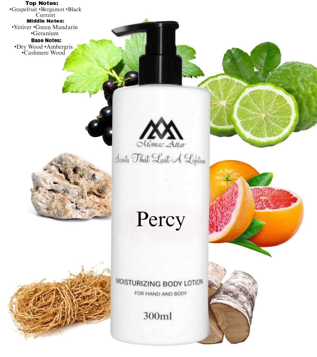 Fragrance notes of Perseus - scent profile inspired by Perseus body lotion