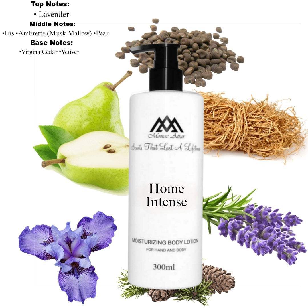 Fragrance notes of Homme Intense - scent profile inspired by Homme Intense body lotion