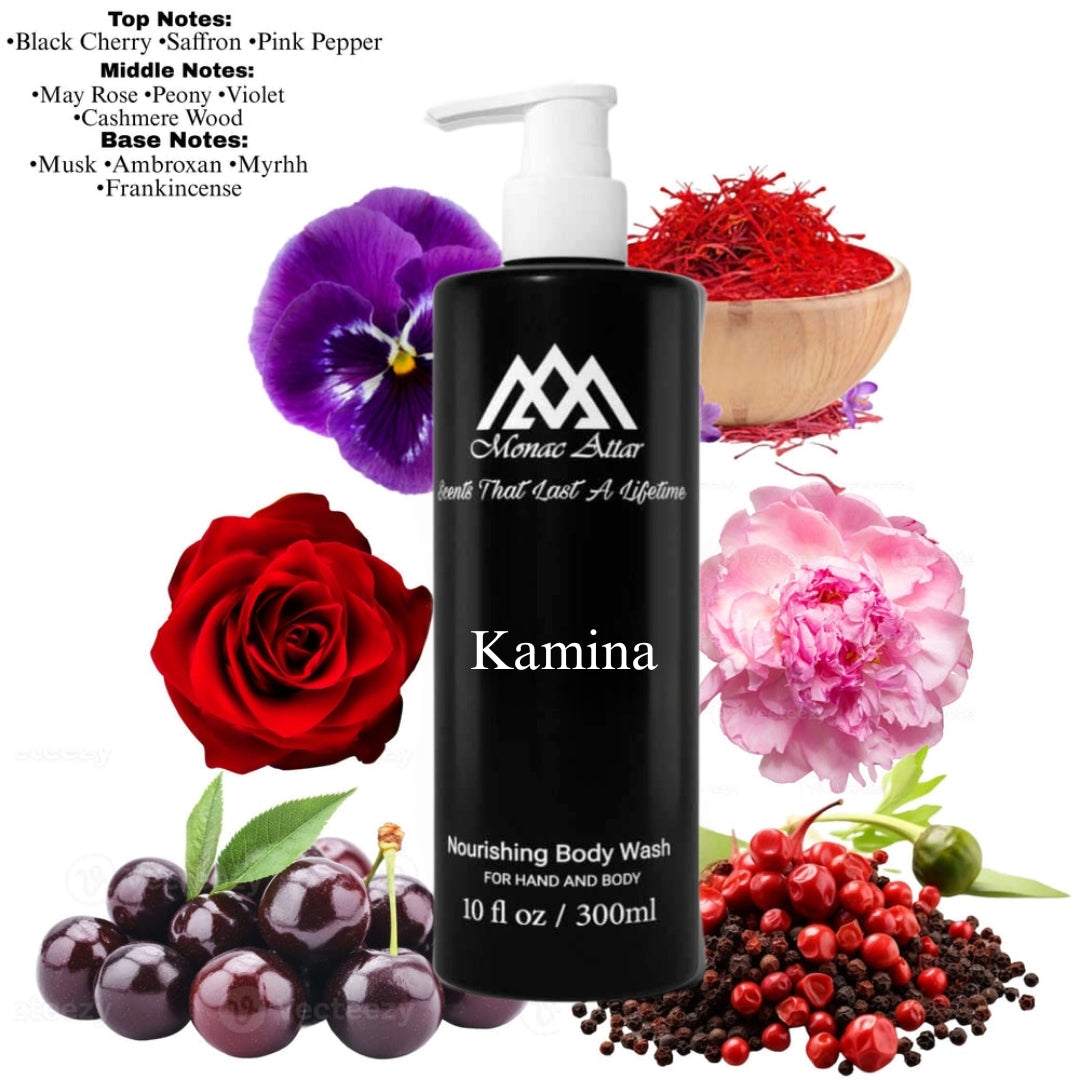 Fragrance notes of Camina - scent profile inspired by Camina body wash