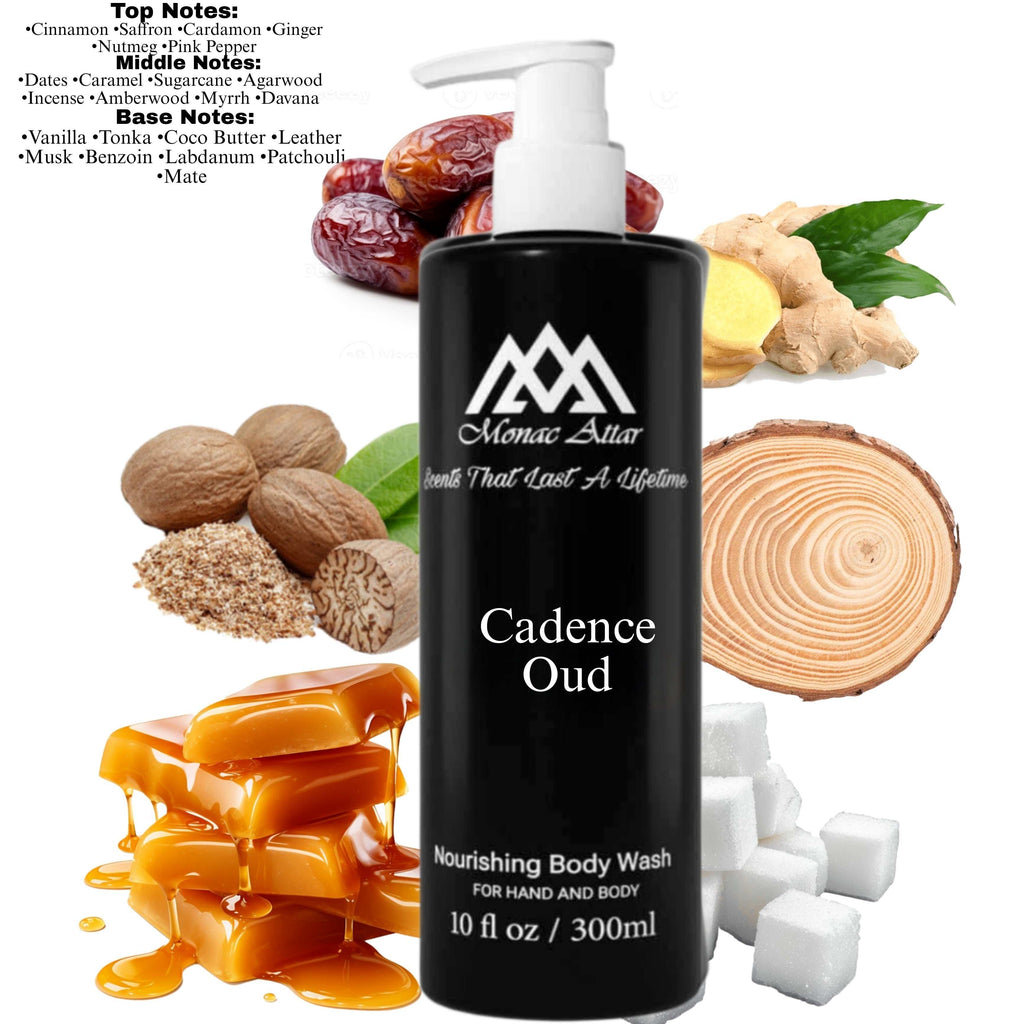 Fragrance notes of Oud Cadenza - scent profile inspired by Oud Cadenza body wash