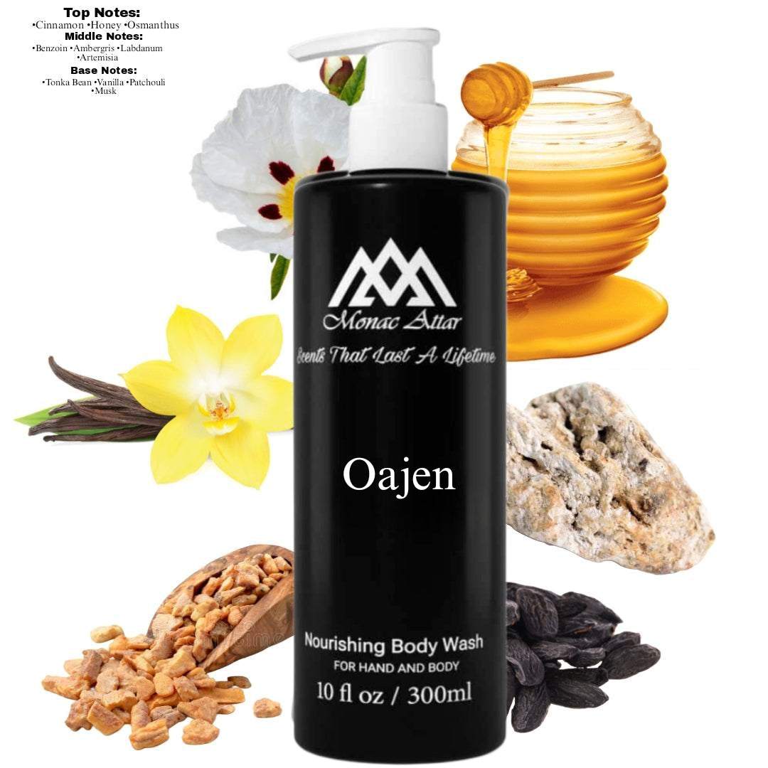 Fragrance notes of Oajan - scent profile inspired by Oajan body wash