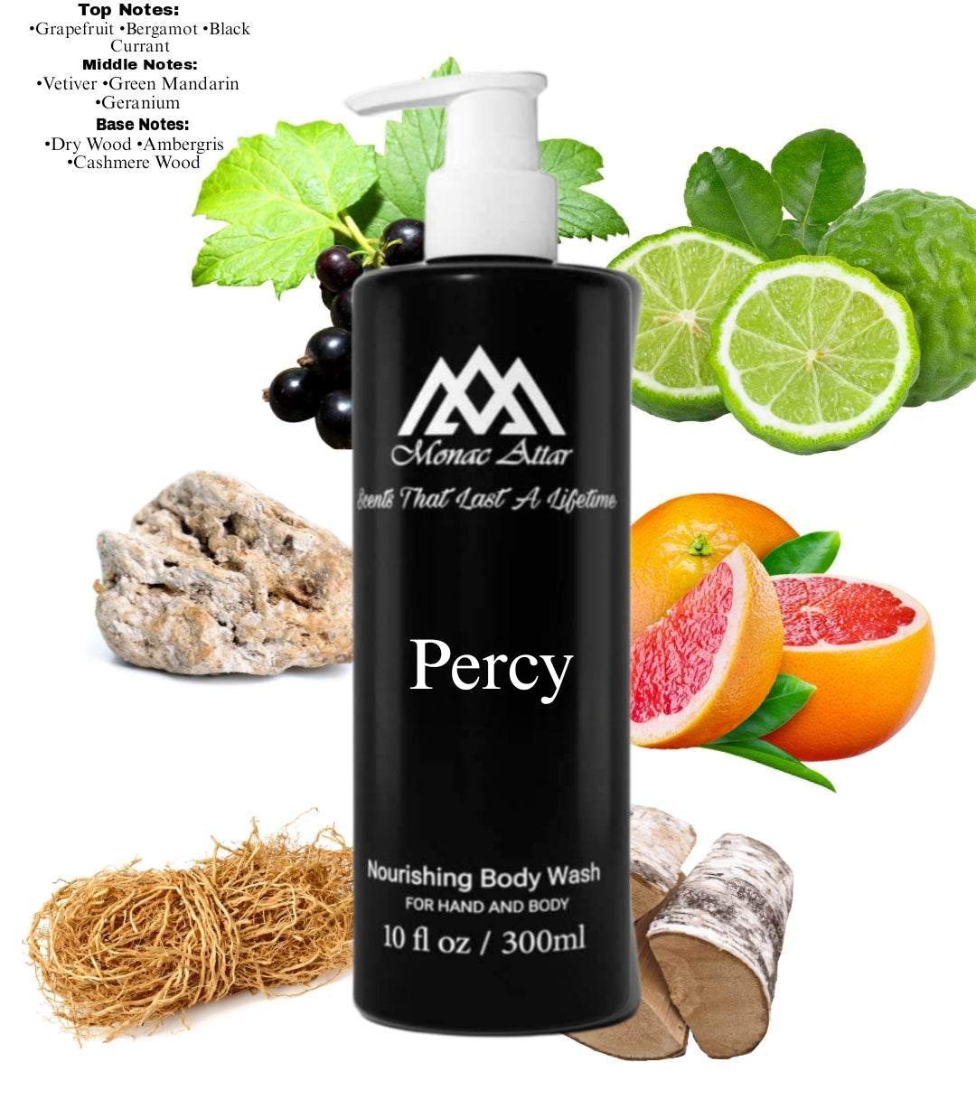 Fragrance notes of Perseus - scent profile inspired by Perseus body wash