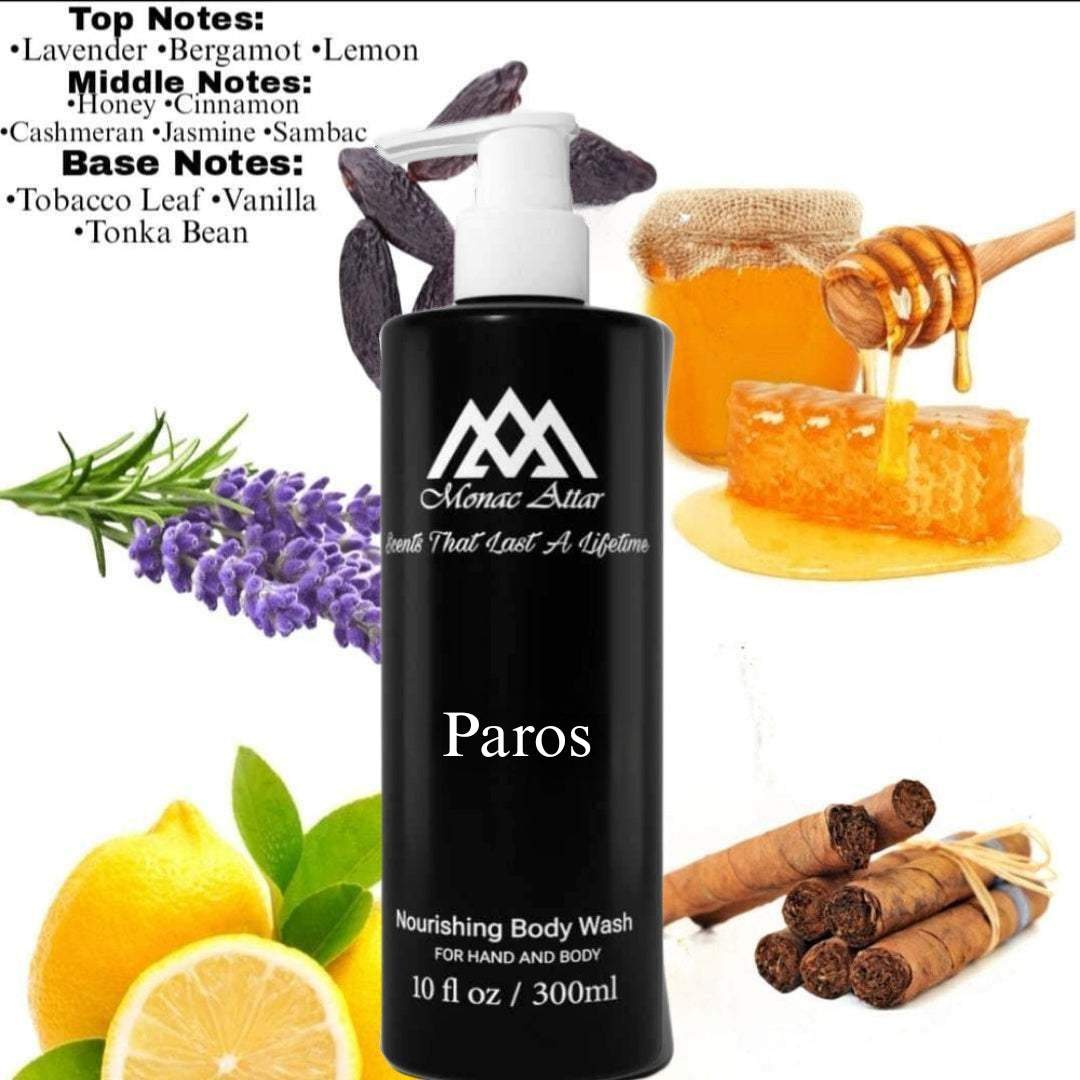 Fragrance notes of Naxos - scent profile inspired by Naxos body wash