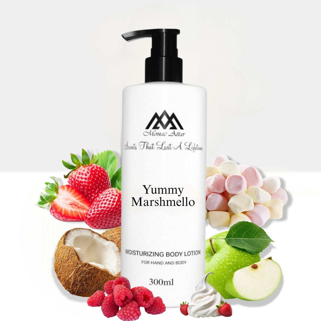 Luxury Yum Boujee Marshmallow 81 dupe - Monac Yummy Marshmello Body Lotion Inspired by Yum Boujee Marshmallow 81 body lotion