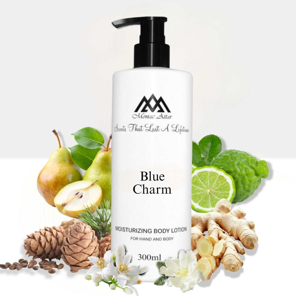 Luxury Blue Talisman dupe - Monac Blue Charm Body Lotion Inspired by Blue Talisman body lotion