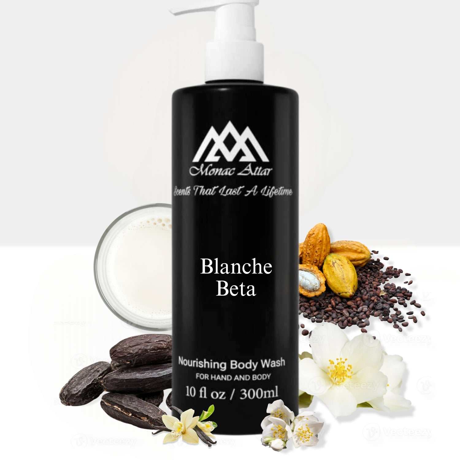 Luxury Blanche Bete dupe - Monac Blanche Beta Body Wash Inspired by Blanche Bete body wash