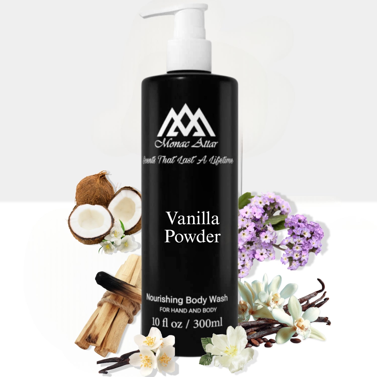 Luxury Vanilla Powder dupe - Monac Vanilla Powder Body Wash Inspired by Vanilla Powder body wash