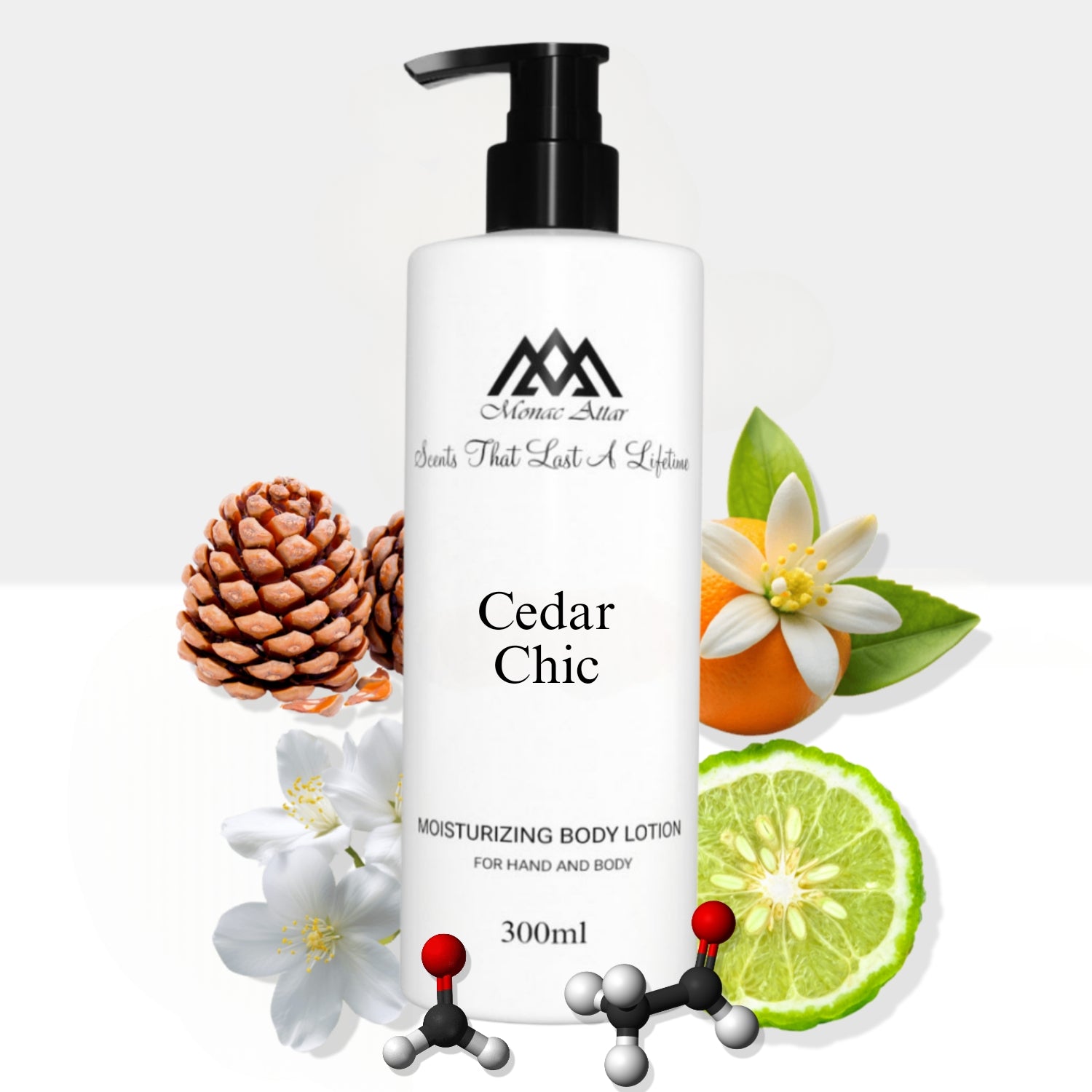 Cedar Chic Body Lotion – Monac Attar