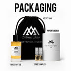 Elegant packaging of Rude Oud replica perfume- long lasting scent