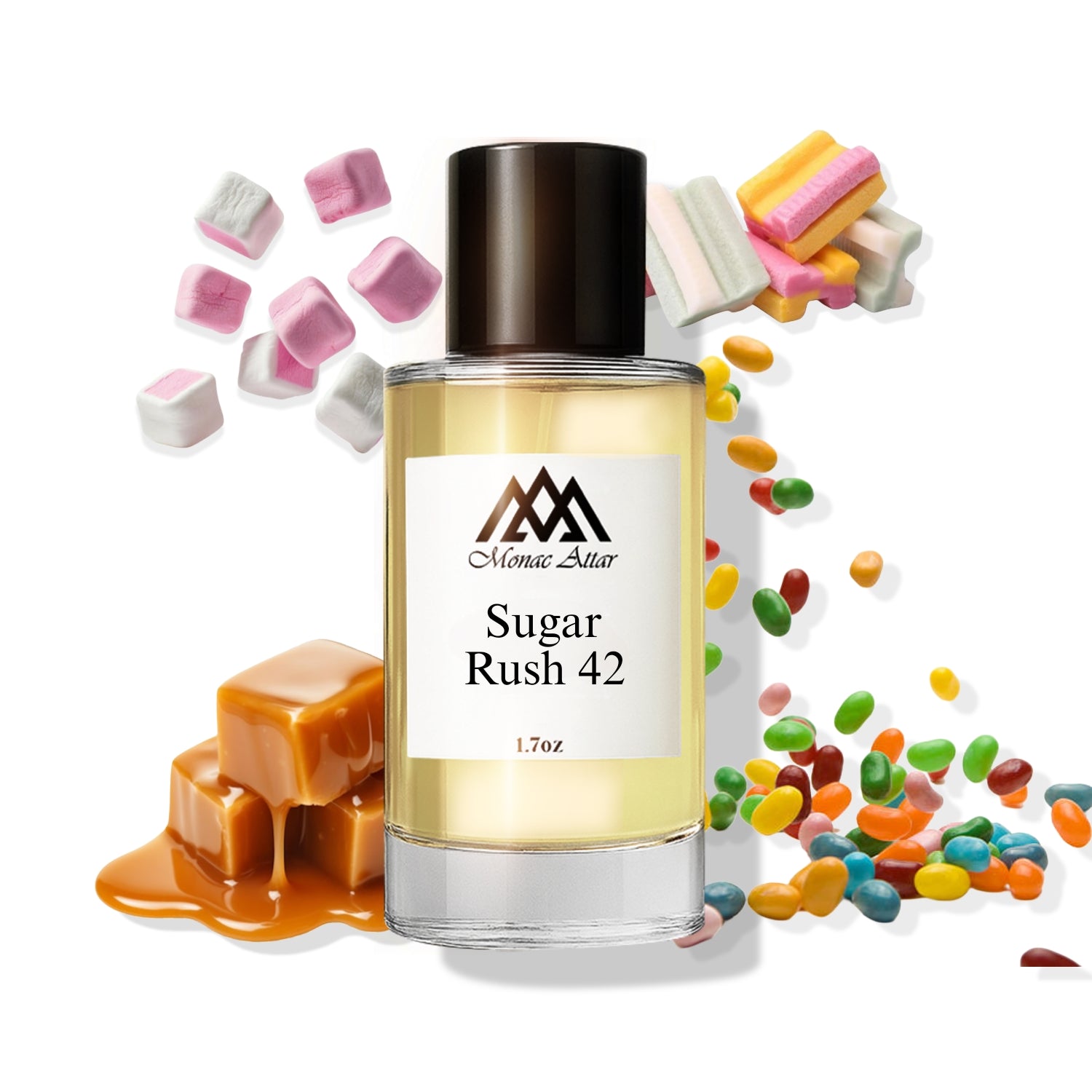 Luxury Vanilla Candy Rock Sugar 42 dupe - Monac Sugar Rush 42 Inspired by Vanilla Candy Rock Sugar 42 fragrance