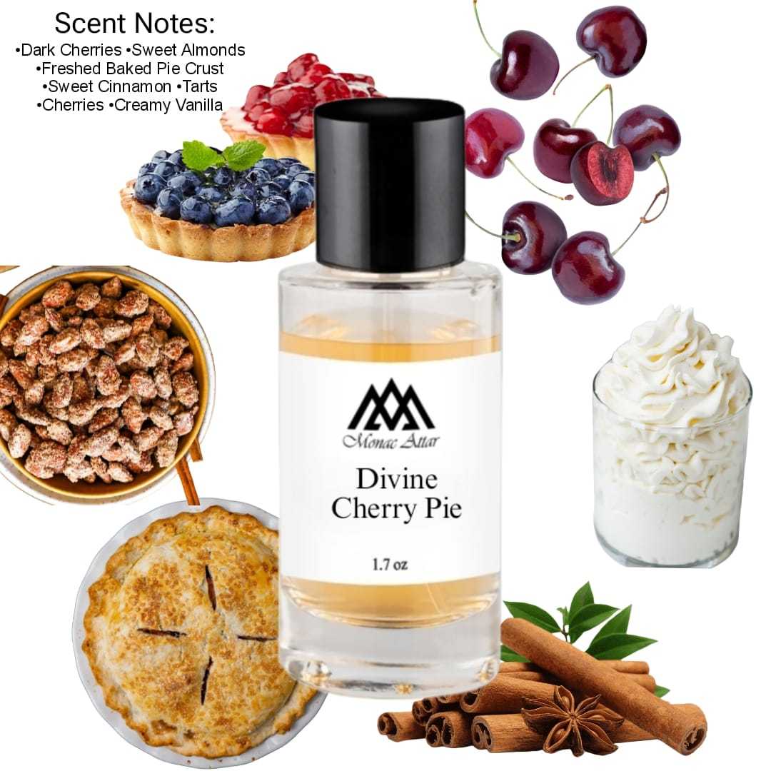 Divine Cherry Pie Gourmand Fragrance, sweet, luxury, delicious scent notes